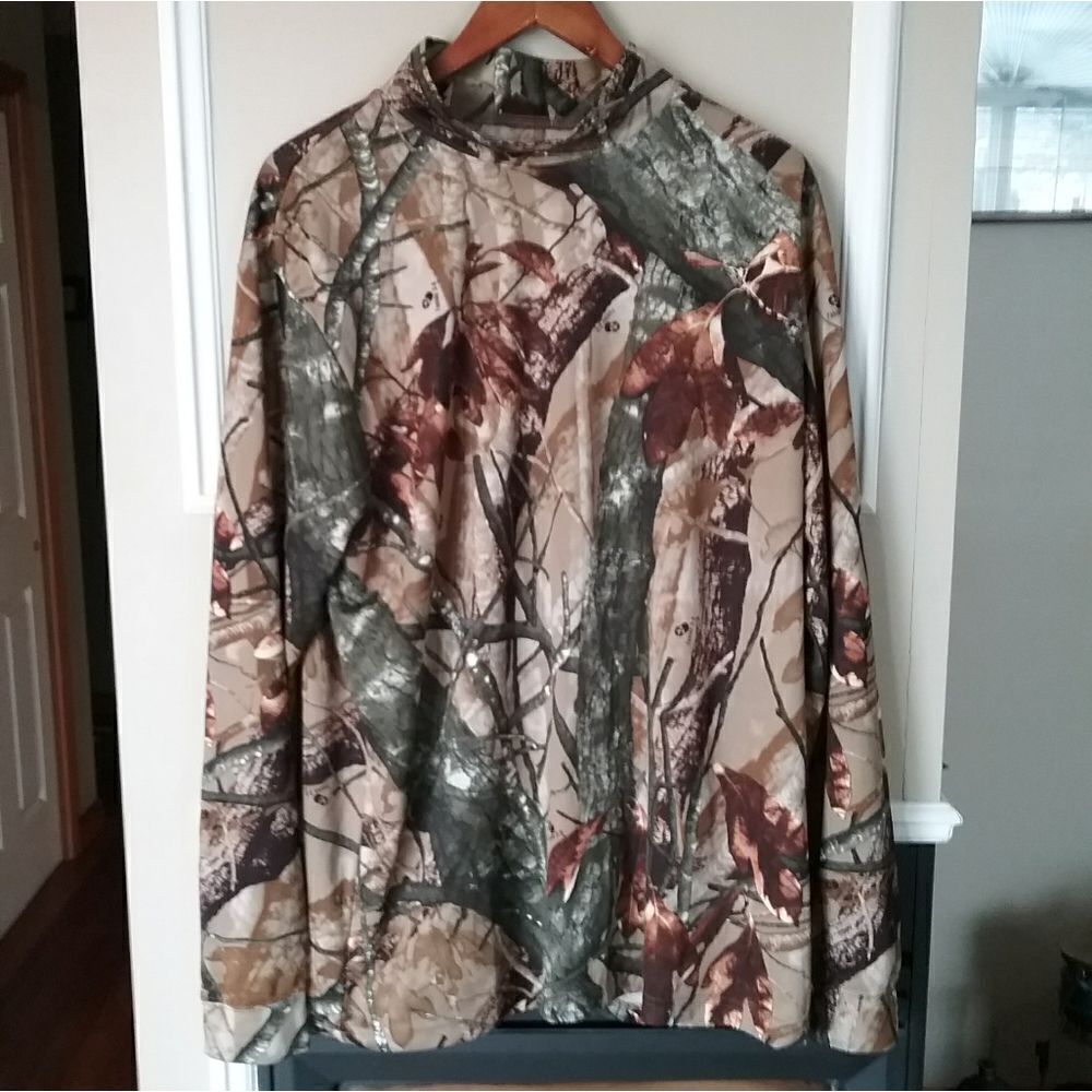 Outfitters Ridge Fusion 3-D Camo Long Sleeve Hunting Shirt Men's Size L